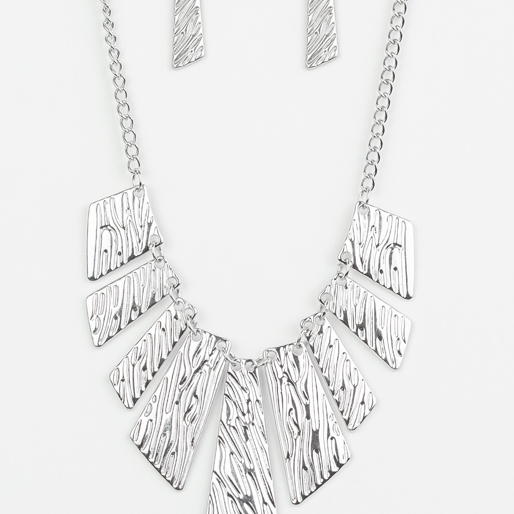 Chain with matching earrings